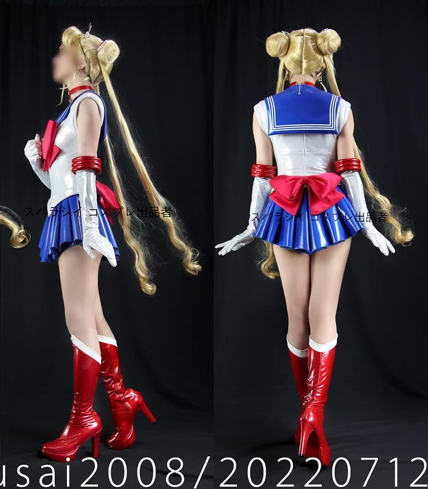 セーラームーン　コスプレ Amazon.co.jp: [素晴らしい] フルセット 衣装+髪飾り 美少女戦士